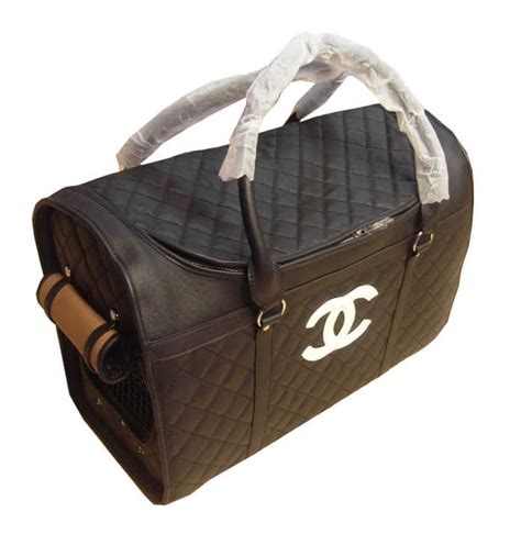 buy chanel dog bowl|chanel small dog carrier.